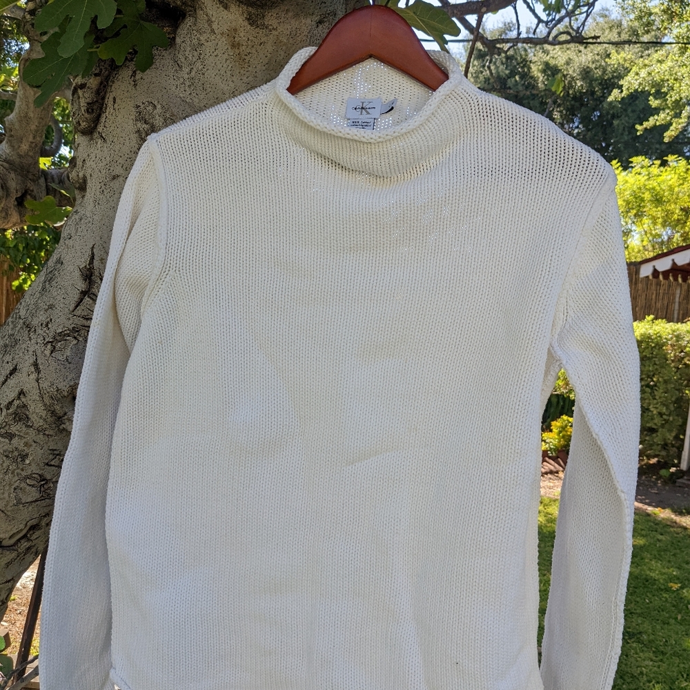 Calvin Klein Cotton Sweater ( L)